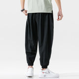 Linen Pants Straight Leg Pants Drawstring Lightweight Elastic Beach Pants Spring plus Size Linen Casual Pants