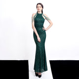 Sequin Evening Dress Fishtail Evening Gown