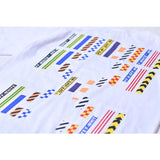 Off White Ow Cotton Unisex Fashionable Tshirt Casual Arrow Print Owt
