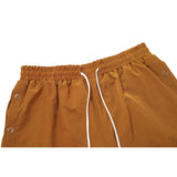 Men's T Shirt Summer Casual Tops Casual Shorts Men Fashion Brands Color Contrast Patchwork Fifth Pants Street Trend Loose Middle Pants