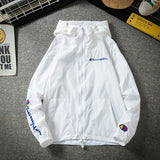 Varsity Jacket Embroidered Sun Protection Clothing