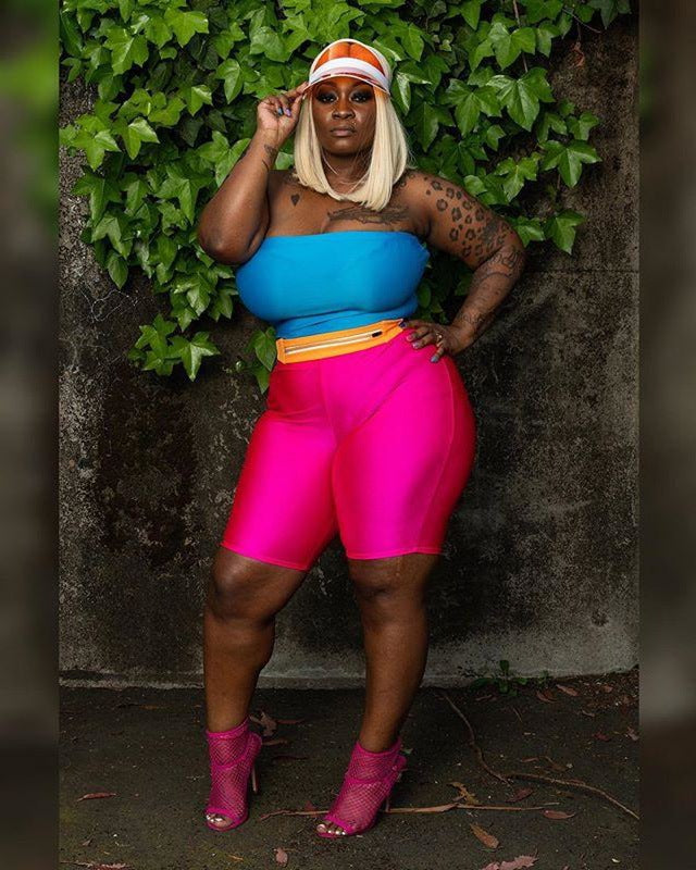 Women Plus Size Co-Ords Sexy Solid Color Two-Piece Set