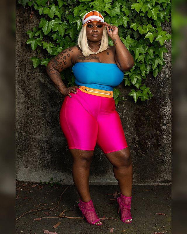 Women Plus Size Co-Ords Sexy Solid Color Two-Piece Set