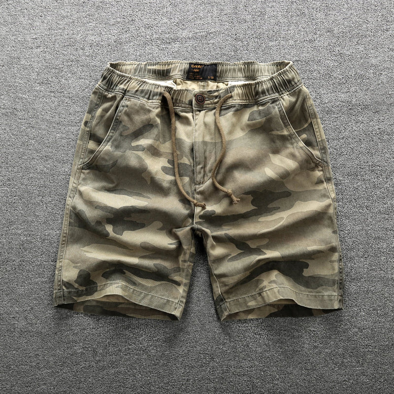 Men Cargo Shorts Summer Straight Cargo Pants Men's Sports Casual Fifth Pants Cotton Shorts Men