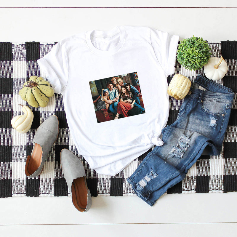 Friends Joey T Shirt plus Size Short Sleeve Women's T-shirt