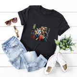 Friends Joey T Shirt plus Size Short Sleeve Women's T-shirt