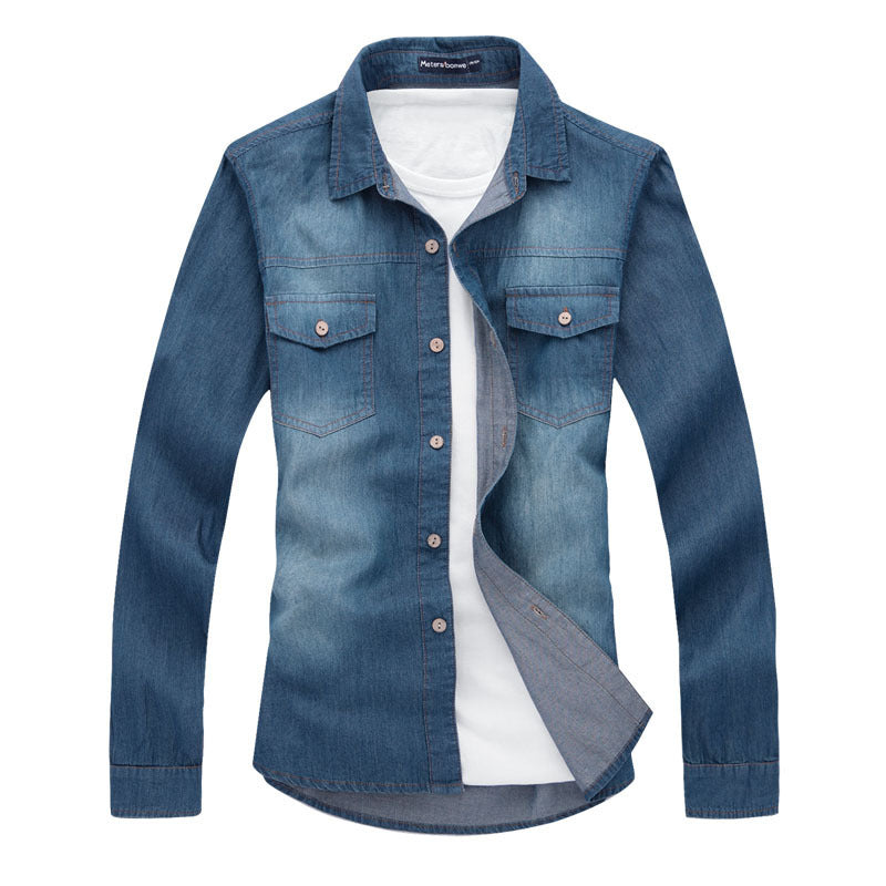 Denim Shirts Men's Denim Jacket