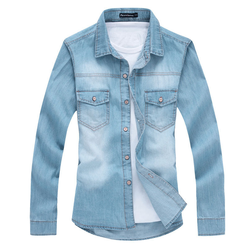 Denim Shirts Men's Denim Jacket