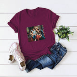 Friends Joey T Shirt plus Size Short Sleeve Women's T-shirt