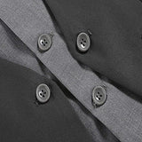 Men's Dress Vests Men's Vest Casual Jacket Business Waistcoat Autumn and Winter Temperament Lapel Men