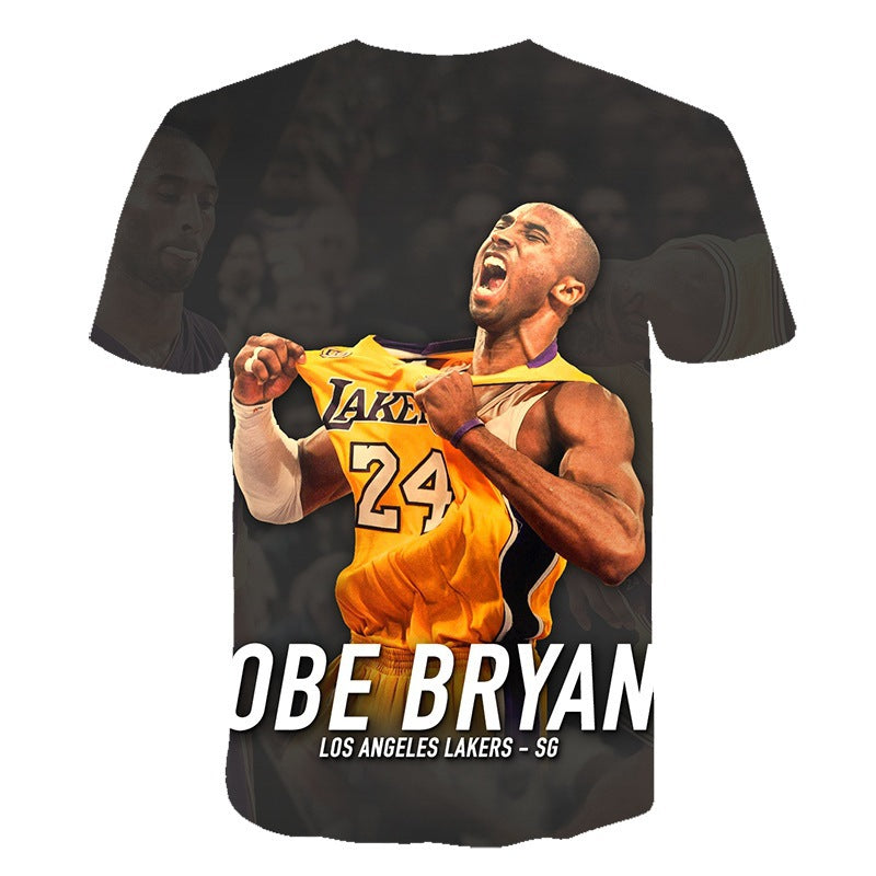 In Memory of Kobe T Shirt Summer T-shirt Men's round Collar Short-Sleeve T-shirt