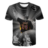 In Memory of Kobe T Shirt 3D Printed T-shirt Fashion