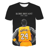 In Memory of Kobe T Shirt Kobe Short Sleeve T-shirt