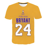 In Memory of Kobe T Shirt Summer Commemorative T-shirt Men's T-shirt