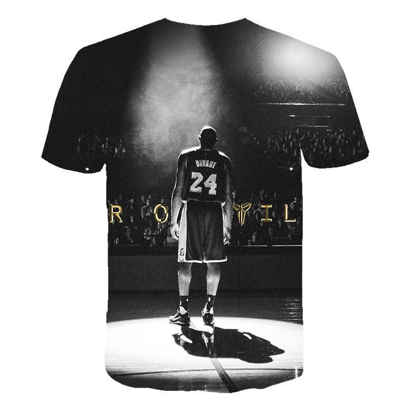 In Memory of Kobe T Shirt T-shirt Printed Men's and Women's round Neck