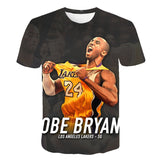In Memory of Kobe T Shirt Summer T-shirt Men's round Collar Short-Sleeve T-shirt