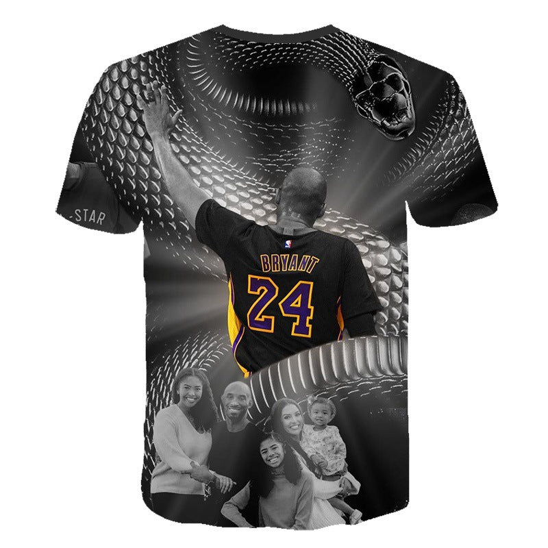 In Memory of Kobe T Shirt Summer Commemorative T-shirt Men's T-shirt