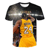 In Memory of Kobe T Shirt T-shirt Printed Men's and Women's round Neck