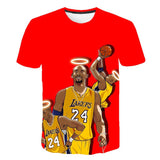 In Memory of Kobe T Shirt T-shirt Printed Men's and Women's round Neck