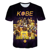 In Memory of Kobe T Shirt Summer Commemorative T-shirt Men's T-shirt
