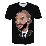 In Memory of Kobe T Shirt T-shirt Printed Men's and Women's round Neck