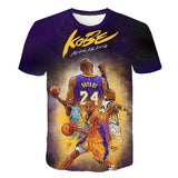 In Memory of Kobe T Shirt Summer Commemorative T-shirt Men's T-shirt