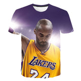 In Memory of Kobe T Shirt T-shirt Printed Men's and Women's round Neck