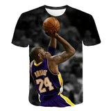 In Memory of Kobe T Shirt Summer T-shirt Men's round Collar Short-Sleeve T-shirt