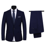Double Brewed Seersucker Suit Men's Dress Fashion Business Suit