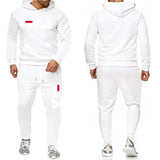 Men′s Athletic Tracksuit Sweat Suits for Men Outfits Men Leisure Sports Sweater Letter Printing Hooded Suits plus Size
