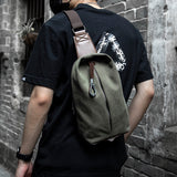 Sling Bags for Men Casual Canvas Bag Crossbody Bag