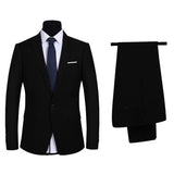 Double Brewed Seersucker Suit Men's Dress Fashion Business Suit