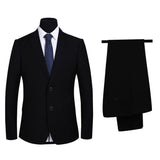 Double Brewed Seersucker Suit Men's Dress Fashion Business Suit