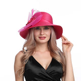 Kentucky Derby Hats Women's Summer UV-Proof Sun Hat