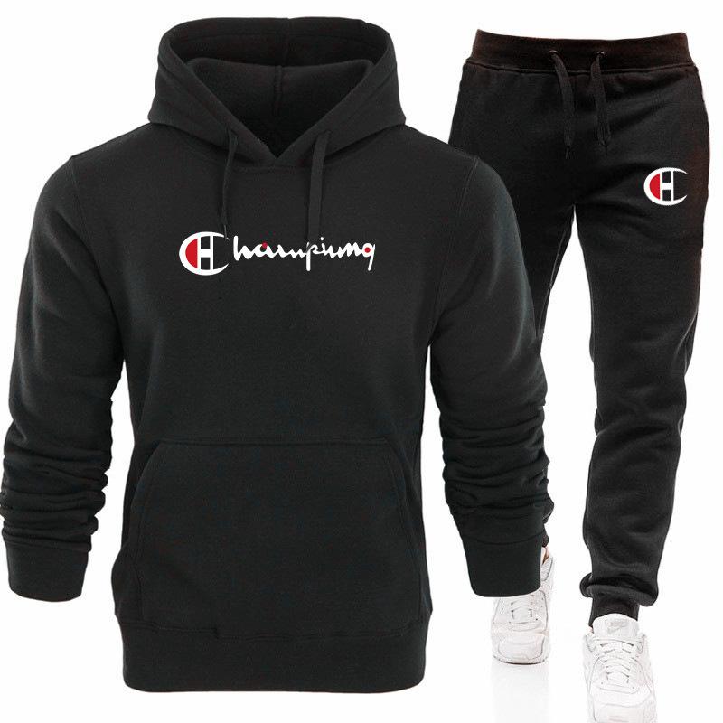 Men′s Athletic Tracksuit Sweat Suits for Men Outfits Sports Sweater Suit Men's and Women's Fitness Casual Loose-Fitting Hoodie
