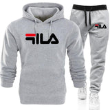 Men′s Athletic Tracksuit Sweat Suits for Men Outfits Spring and Autumn Sports Men's Sweater Suit Fitness Casual Loose-Fitting Hoodie Suit plus Size