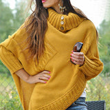 Polo Shirts Women's Mid-Length Loose Sweater