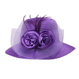 Kentucky Derby Hats Women's Summer UV-Proof Sun Hat