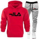Men′s Athletic Tracksuit Sweat Suits for Men Outfits Spring and Autumn Sports Men's Sweater Suit Fitness Casual Loose-Fitting Hoodie Suit plus Size
