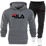 Men′s Athletic Tracksuit Sweat Suits for Men Outfits Spring and Autumn Sports Men's Sweater Suit Fitness Casual Loose-Fitting Hoodie Suit plus Size