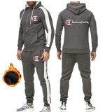 Men′s Athletic Tracksuit Sweat Suits for Men Outfits Sweater Suit Casual Sports Men's Hooded plus Size Loose Fashion