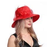 Kentucky Derby Hats Women's Summer UV-Proof Sun Hat