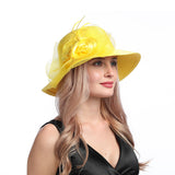 Kentucky Derby Hats Women's Summer UV-Proof Sun Hat