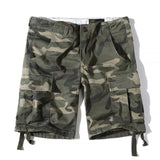 Men Cargo Shorts Casual Shorts Cotton Loose Camouflage Cargo Pants Men's Youth Straight Summer Men's Pants