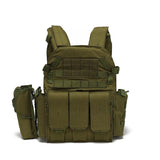 Tactics Style Men's Outdoor Vest Tactical Vest Outdoor Tactics Multi-Functional Military Training Tactical Vest