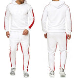 Men′s Athletic Tracksuit Sweat Suits for Men Outfits Men Autumn Winter Sweater Casual Suit Men Hooded plus Size