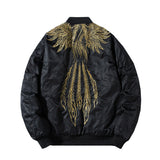 Varsity Jacket Phoenix Embroidery Air Force Flight Jacket Baseball Uniform