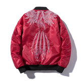 Varsity Jacket Phoenix Embroidery Air Force Flight Jacket Baseball Uniform
