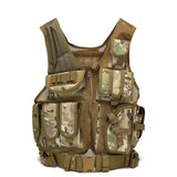 Tactics Style Men's Outdoor Vest Tactical Vest Training Vest Camouflage Breathable Workout Devices Tactics