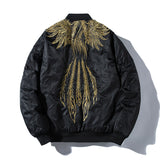 Varsity Jacket Phoenix Embroidery Air Force Flight Jacket Baseball Uniform